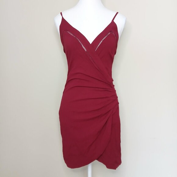 NWT Free People Intimately Free Dylan Bodycon Wrap Mini Dress Size XS - Picture 2 of 13